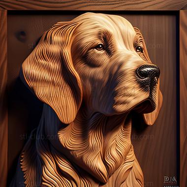 3D model st Barry the dog famous animal (STL)